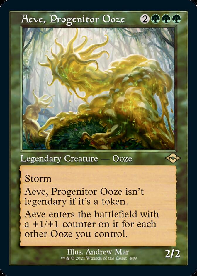 Aeve, Progenitor Ooze (Retro Foil Etched) [Modern Horizons 2] 