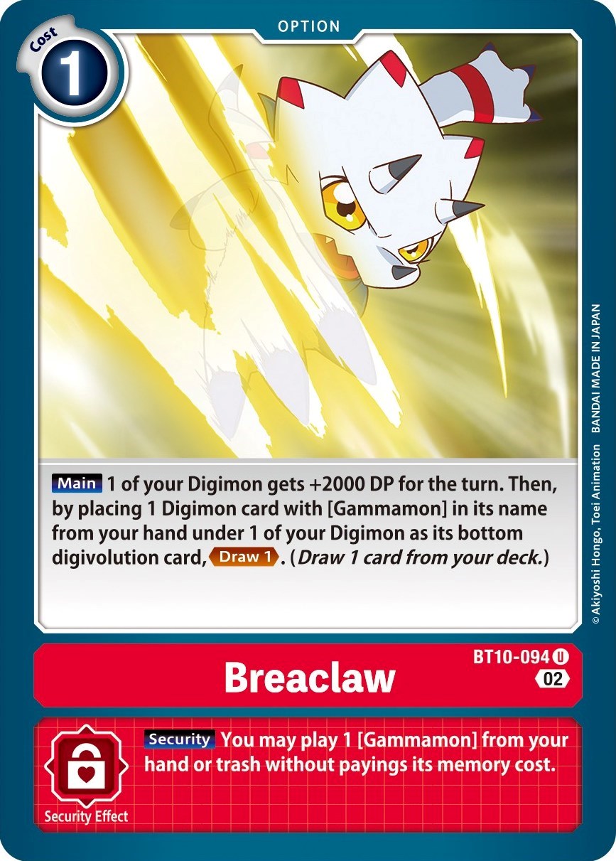 Breaclaw [BT10-094] [Xros Encounter] 