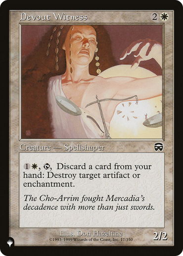 Devout Witness [The List Reprints] 