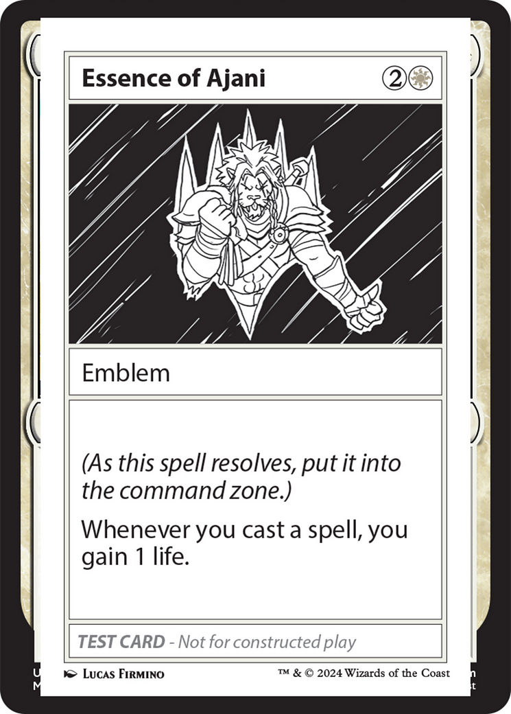 Essence of Ajani [Mystery Booster 2 Playtest Cards] 