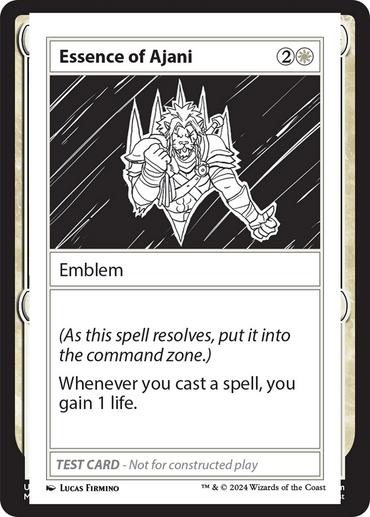 Essence of Ajani [Mystery Booster 2 Playtest Cards]