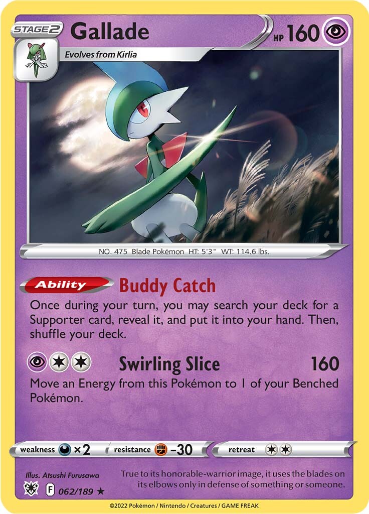 Gallade (062/189) [Sword & Shield: Astral Radiance] 