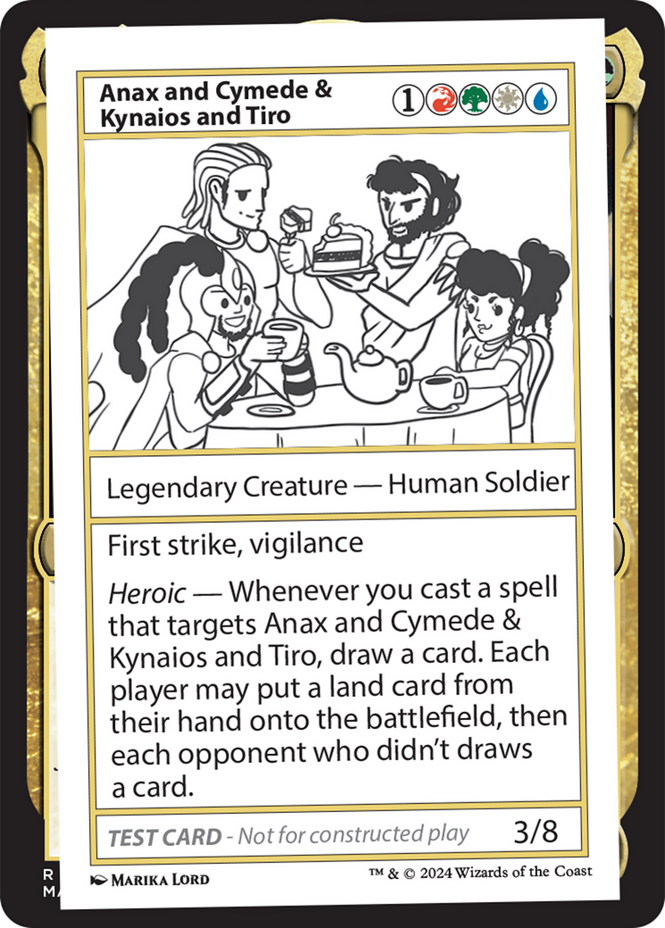 Anax and Cymede & Kynaios and Tiro [Mystery Booster 2 Playtest Cards] 