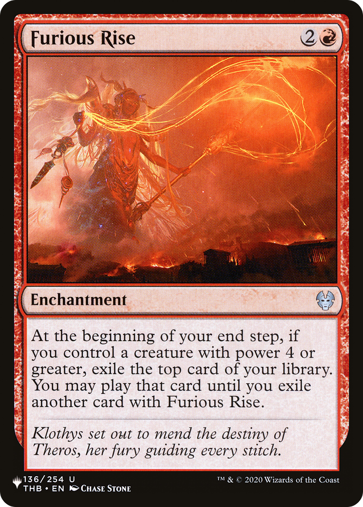 Furious Rise [The List Reprints] 