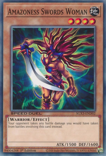 Amazoness Swords Woman [SGX3-END02] Common 