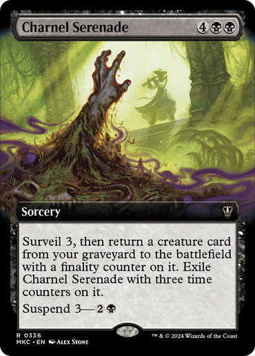 Charnel Serenade (Extended Art) [Murders at Karlov Manor Commander] 