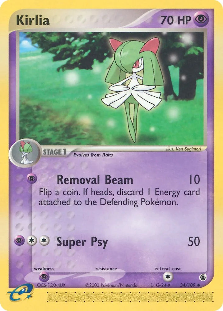 Kirlia (34/109) [EX: Ruby &amp; Sapphire] 