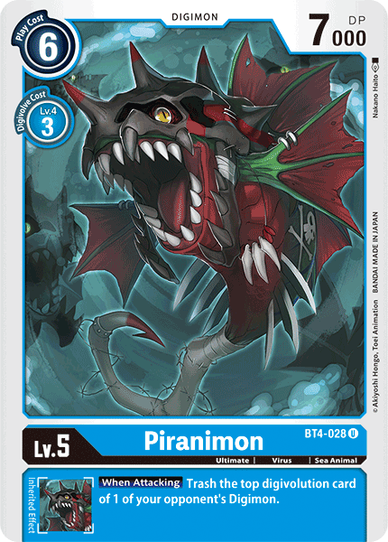 Piranimon [BT4-028] [Great Legend] 