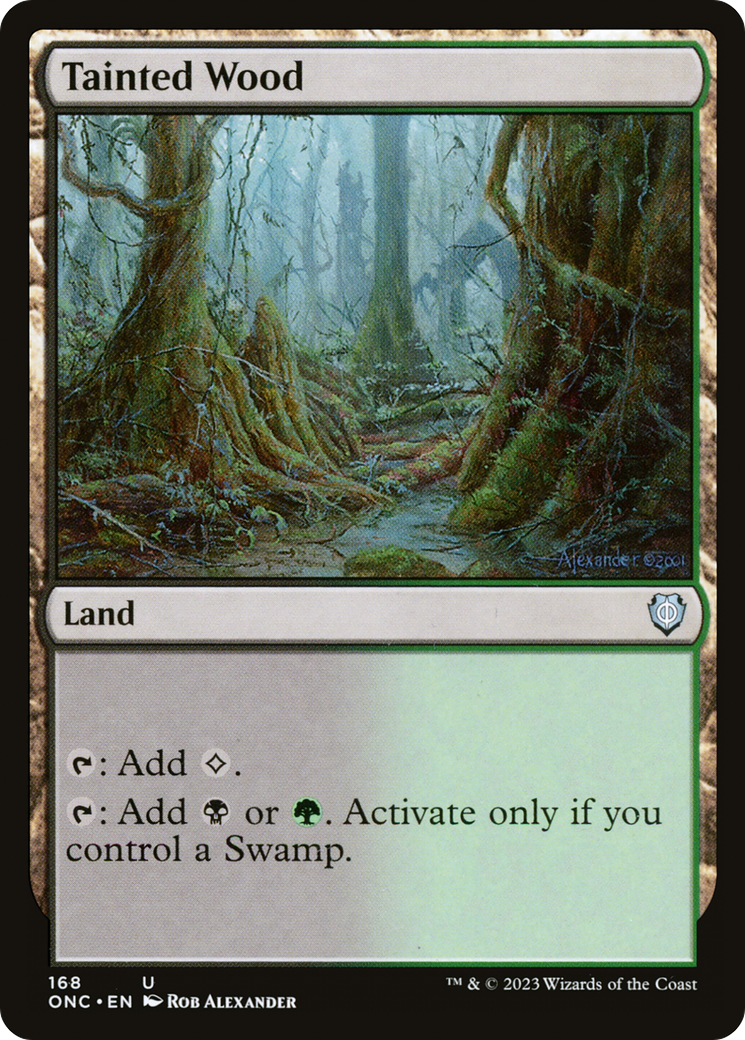 Tainted Wood [Phyrexia: All Will Be One Commander] 