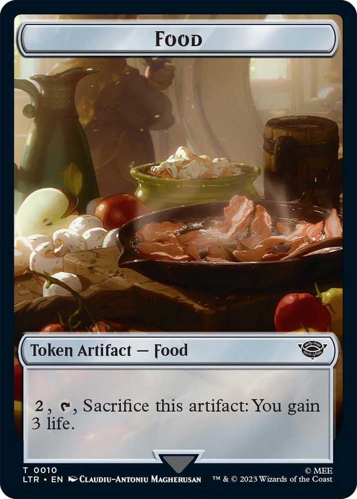 Food (10) // Spirit Double-Sided Token [The Lord of the Rings: Tales of Middle-Earth Tokens] 