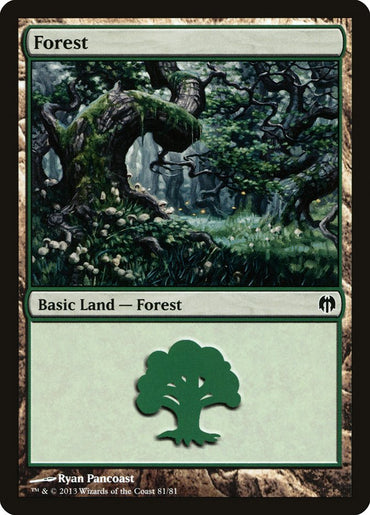 Forest (81) [Duel Decks: Heroes vs. Monsters] 