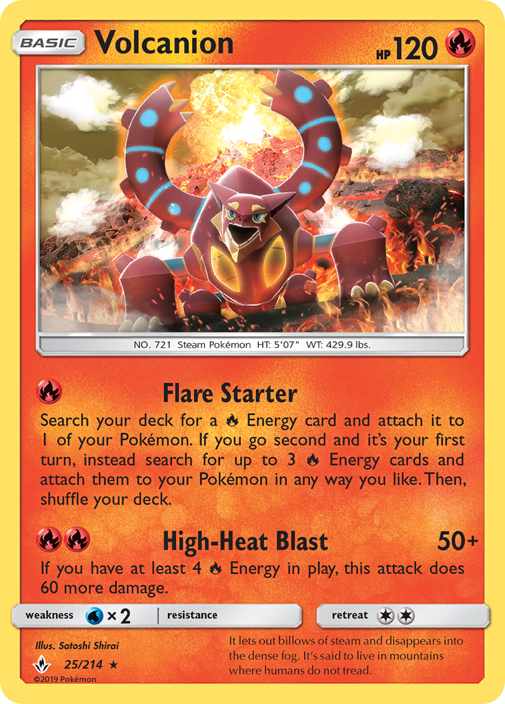 Volcanion (25/214) [Sun & Moon: Unbroken Bonds] 