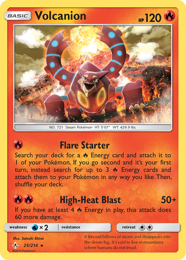 Volcanion (25/214) [Sun &amp; Moon: Unbroken Bonds] 