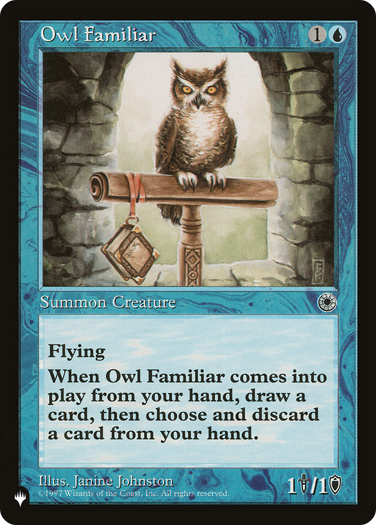 Owl Familiar [The List Reprints] 