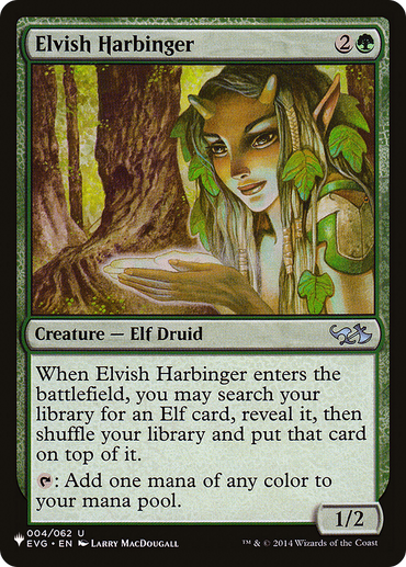 Elvish Harbinger [The List Reprints] 