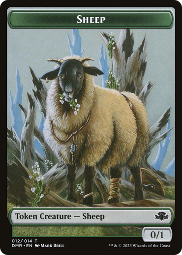 Sheep Token [Dominaria Remastered Tokens] 