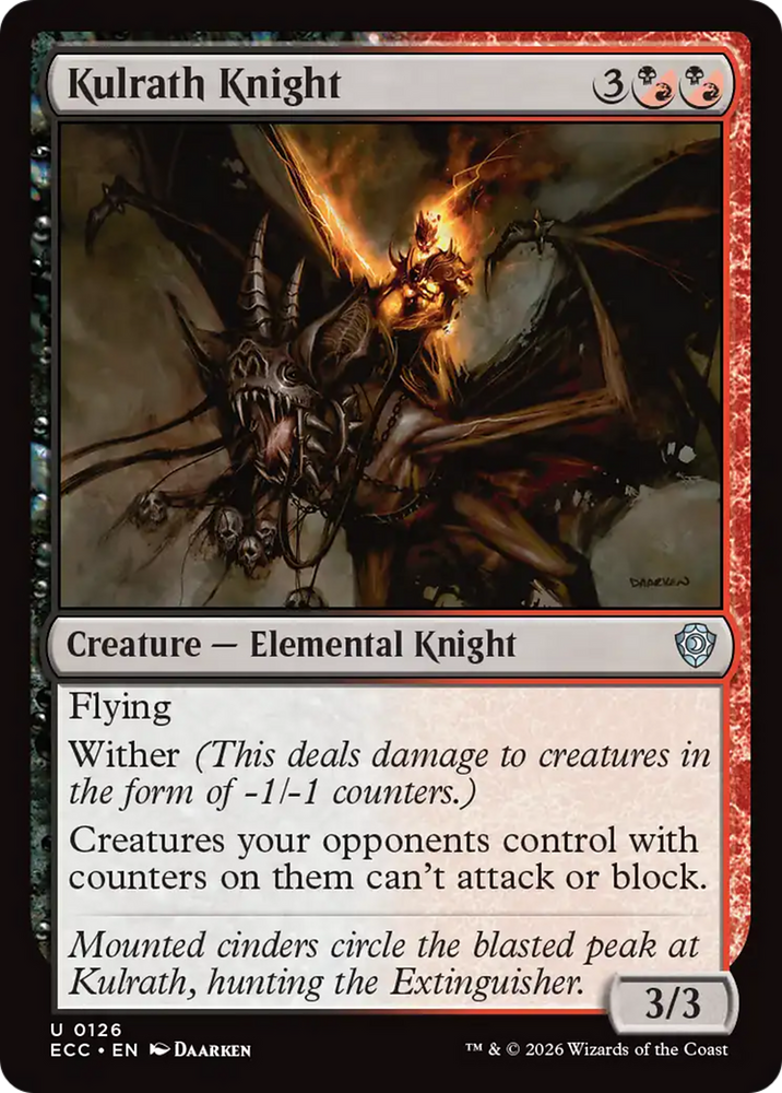 Kulrath Knight [Lorwyn Eclipsed Commander]