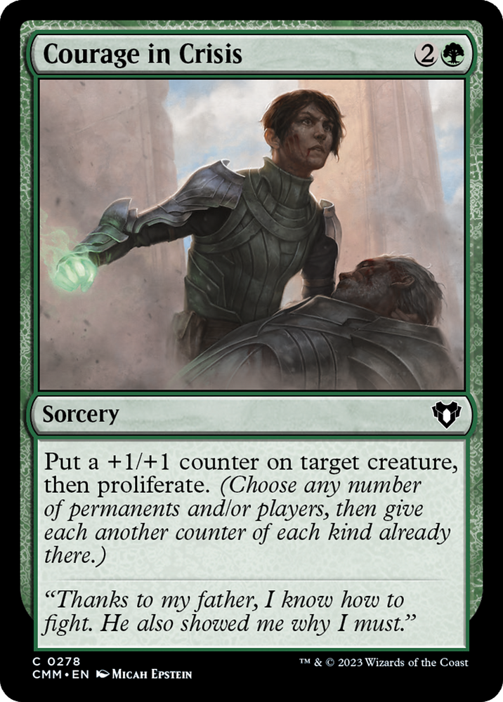 Courage in Crisis [Commander Masters] 