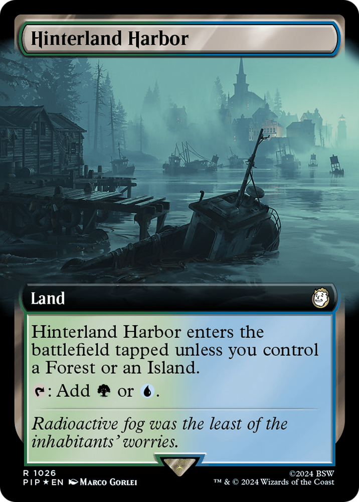 Hinterland Harbor (Extended Art) (Surge Foil) [Fallout] 