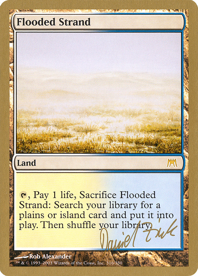 Flooded Strand (Daniel Zink) [World Championship Decks 2003] 