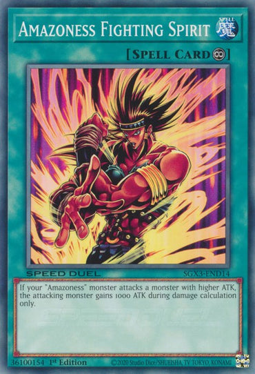 Amazoness Fighting Spirit [SGX3-END14] Common 