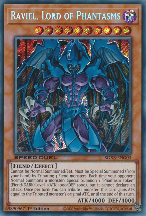 Raviel, Lord of Phantasms [SGX3-ENG03] Secret Rare 