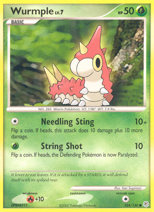 Wurmple (104/130) [Diamond &amp; Pearl: Base Set] 