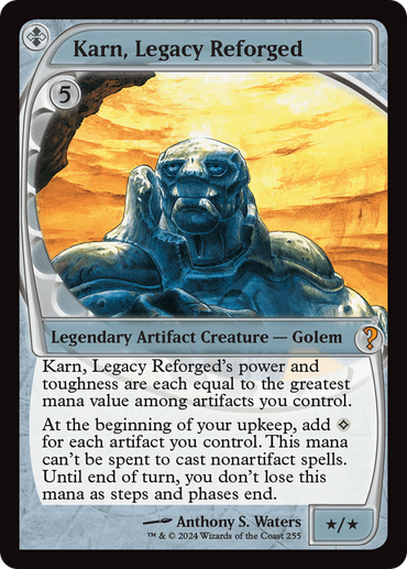 Karn, Legacy Reforged (Future Sight) [Mystery Booster 2] 