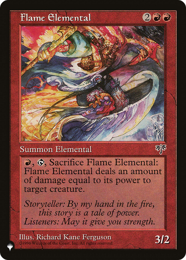 Flame Elemental [The List Reprints] 