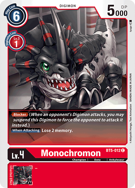 Monochromon [BT5-012] [Battle of Omni] 