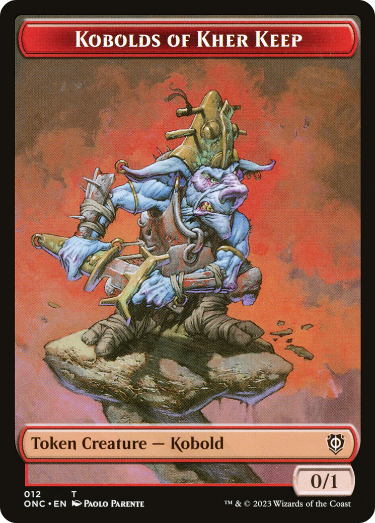 Kobolds of Kher Keep // Dragon Double-Sided Token [Phyrexia: All Will Be One Commander Tokens] 