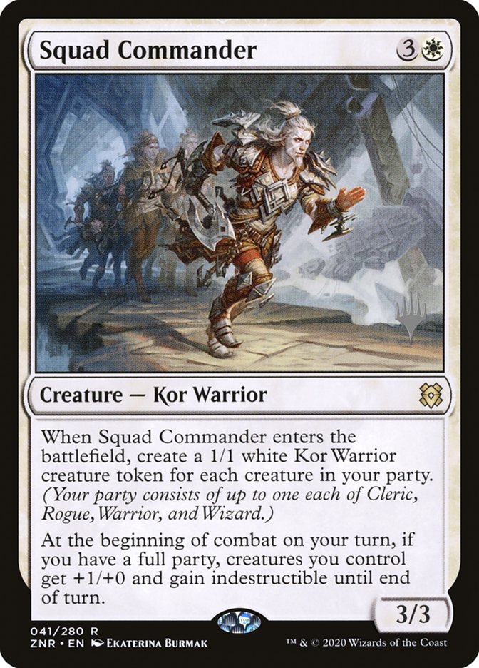 Squad Commander (Promo Pack) [Zendikar Rising Promos] 