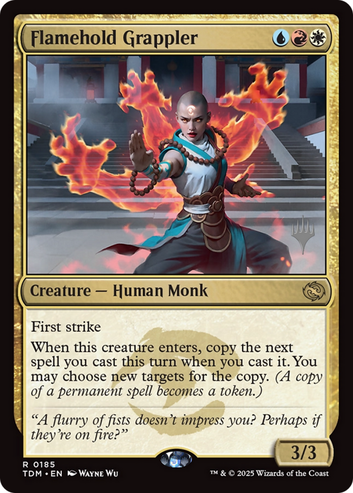 Flamehold Grappler [Tarkir: Dragonstorm Promos]