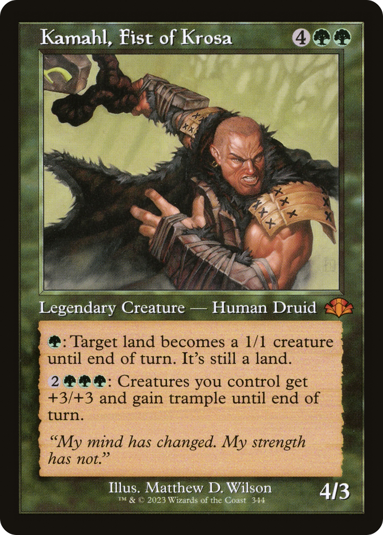 Kamahl, Fist of Krosa (Retro) [Dominaria Remastered] 