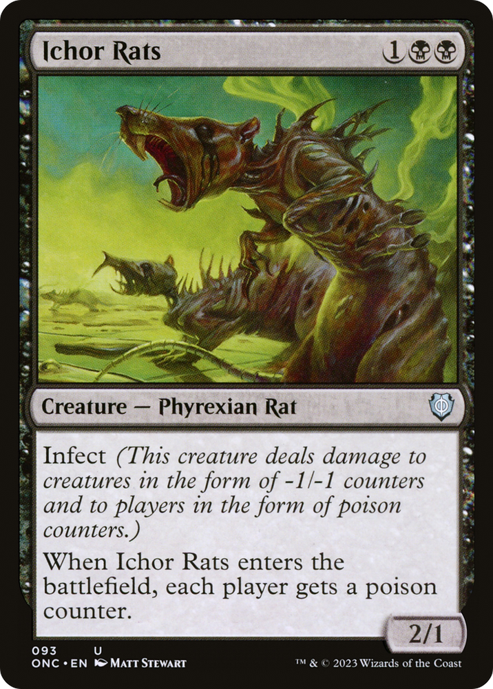 Ichor Rats [Phyrexia: All Will Be One Commander] 