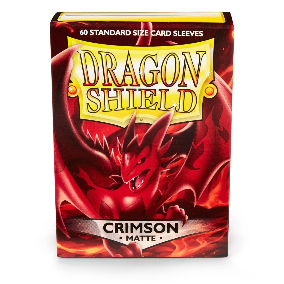 Dragon Shield: Standard 60ct Sleeves - Crimson (Matte) 