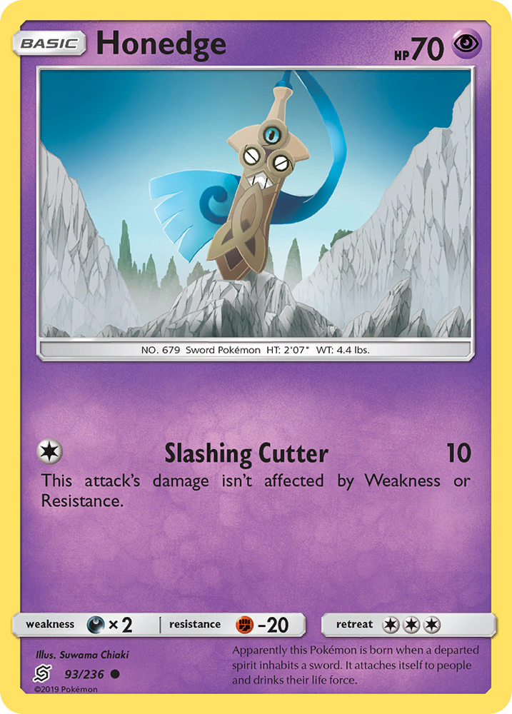 Honedge (93/236) [Sun &amp; Moon: Unified Minds] 