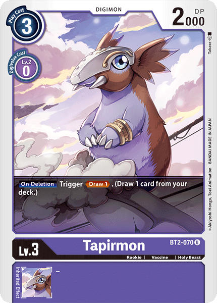 Tapirmon [BT2-070] [Release Special Booster Ver.1.0] 