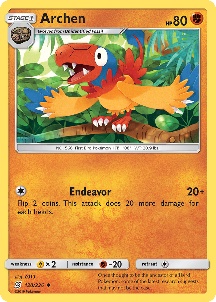 Archen (120/236) [Sun &amp; Moon: Unified Minds] 