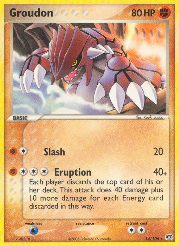 Groudon (14/106) [EX: Emerald] 