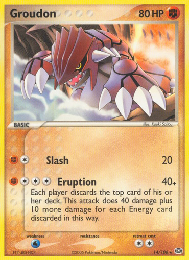 Groudon (14/106) [EX: Emerald] 