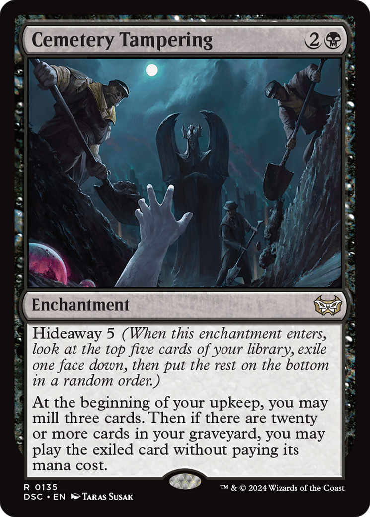 Cemetery Tampering [Duskmourn: House of Horror Commander] 