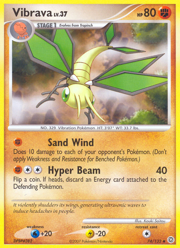 Vibrava (74/132) [Diamond &amp; Pearl: Secret Wonders] 