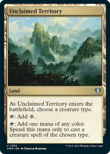 Unclaimed Territory [Commander Masters] 