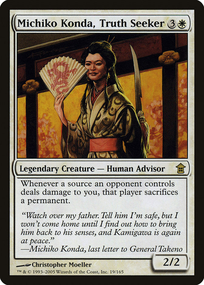 Michiko Konda, Truth Seeker [Saviors of Kamigawa] 