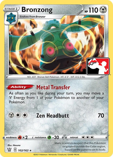 Bronzong (102/163) [Prize Pack Series One] 