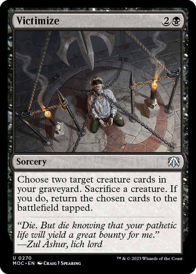 Victimize [March of the Machine Commander] 