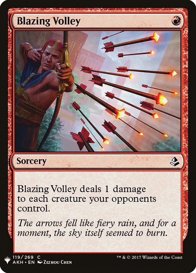 Blazing Volley [Mystery Booster] 