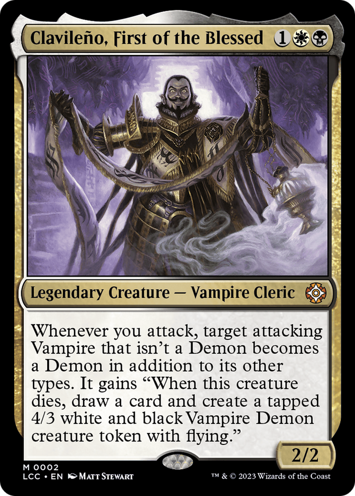 Clavileno, First of the Blessed [The Lost Caverns of Ixalan Commander] 