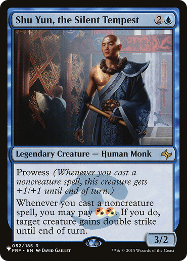 Shu Yun, the Silent Tempest [The List Reprints] 